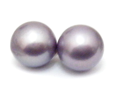 Violet Purple Natural Colour Undrilled Round Pearls